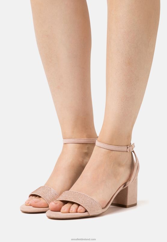 Z62T1350 Women Anna Field Sandals Light Pink