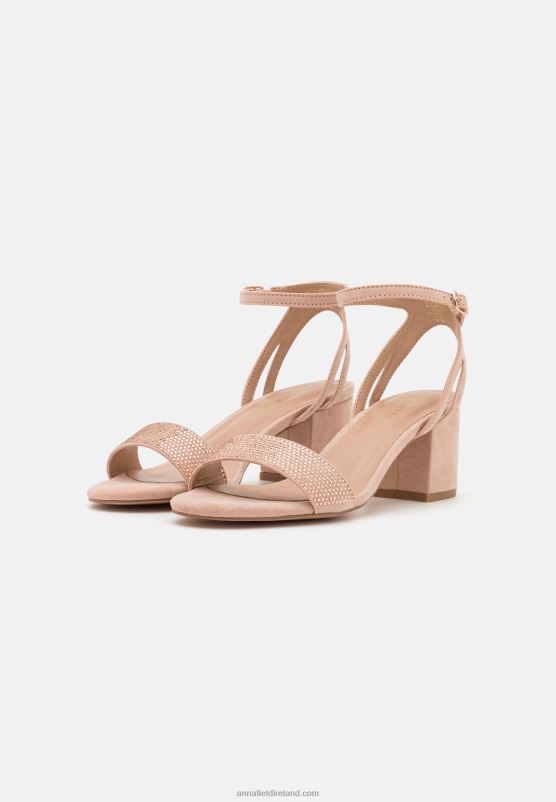 Z62T1350 Women Anna Field Sandals Light Pink