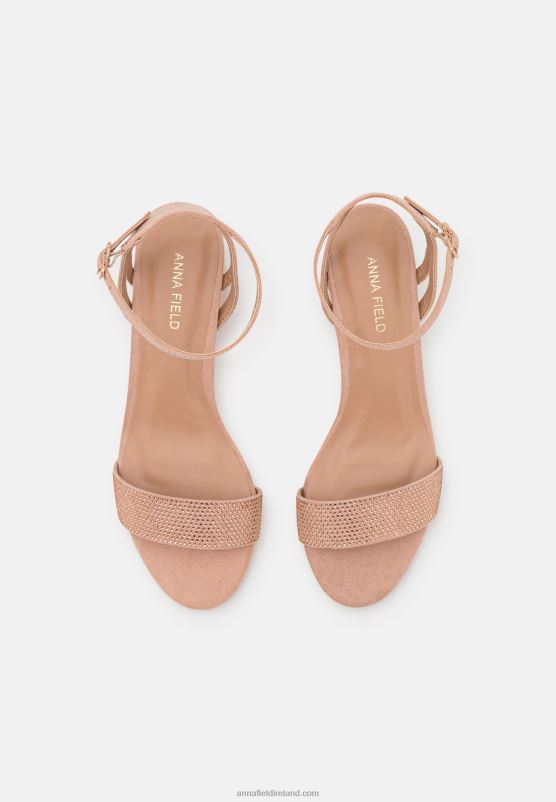 Z62T1350 Women Anna Field Sandals Light Pink