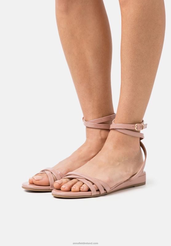 Z62T1351 Women Anna Field Sandals Light Pink