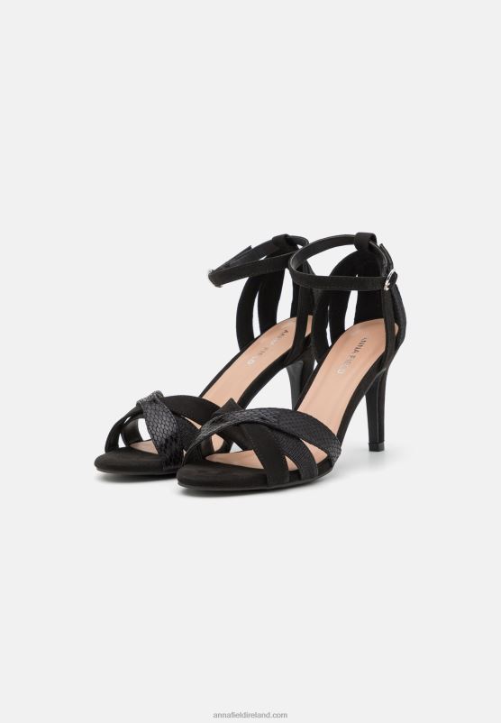 Z62T1352 Women Anna Field High Heeled Sandals Black