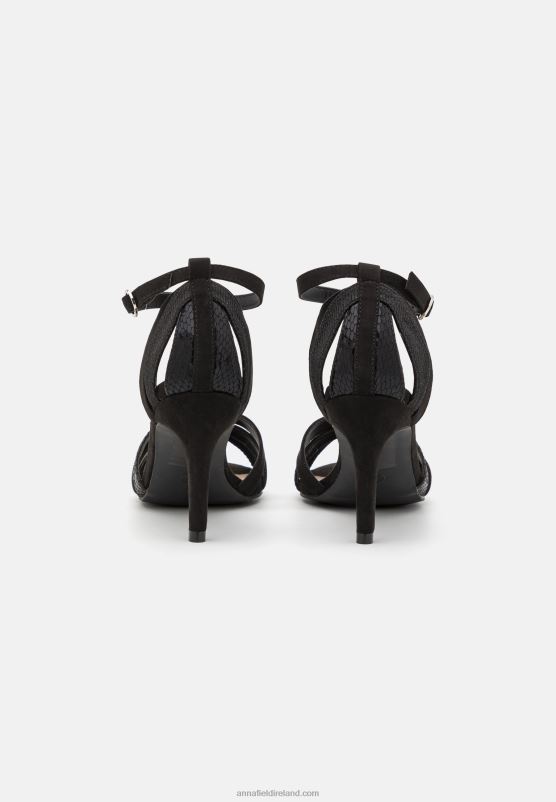 Z62T1352 Women Anna Field High Heeled Sandals Black