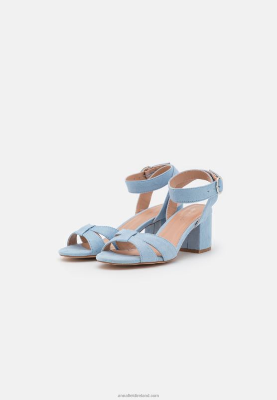 Z62T1353 Women Anna Field Sandals Light Blue