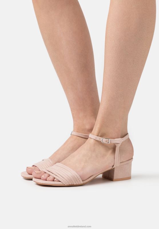 Z62T1365 Women Anna Field Sandals Light Pink