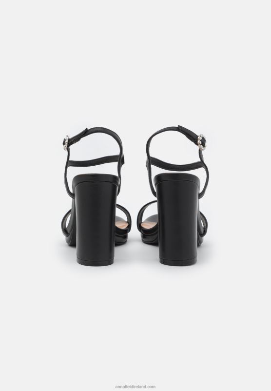 Z62T1375 Women Anna Field High Heeled Sandals Black