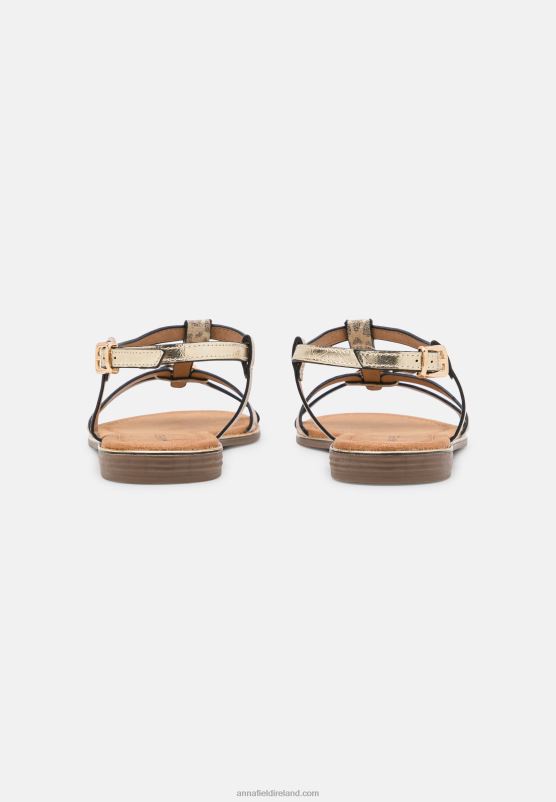 Z62T1377 Women Anna Field Sandals Gold