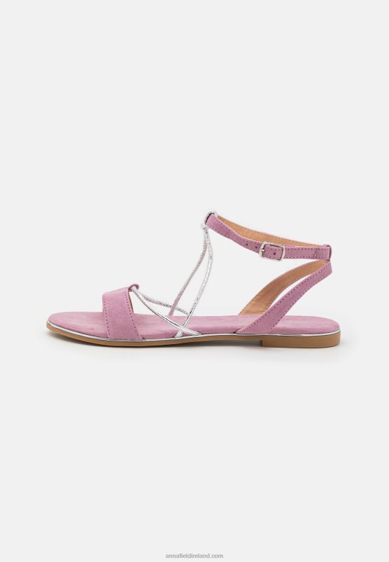 Z62T1384 Women Anna Field Sandals Lilac