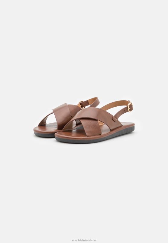 Z62T1403 Women Anna Field Sandals Cognac