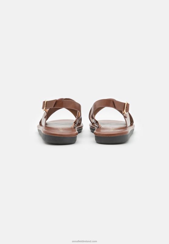 Z62T1403 Women Anna Field Sandals Cognac