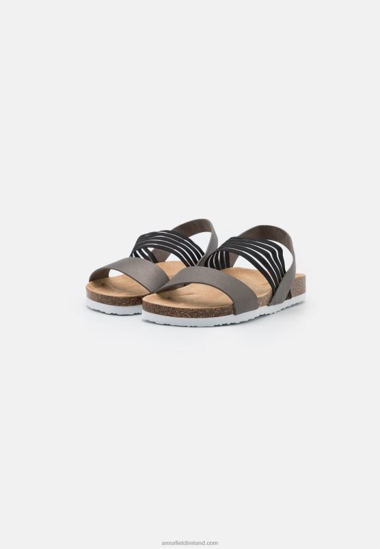 Z62T1406 Women Anna Field Sandals Gunmetal