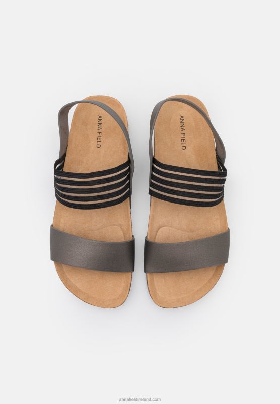 Z62T1406 Women Anna Field Sandals Gunmetal