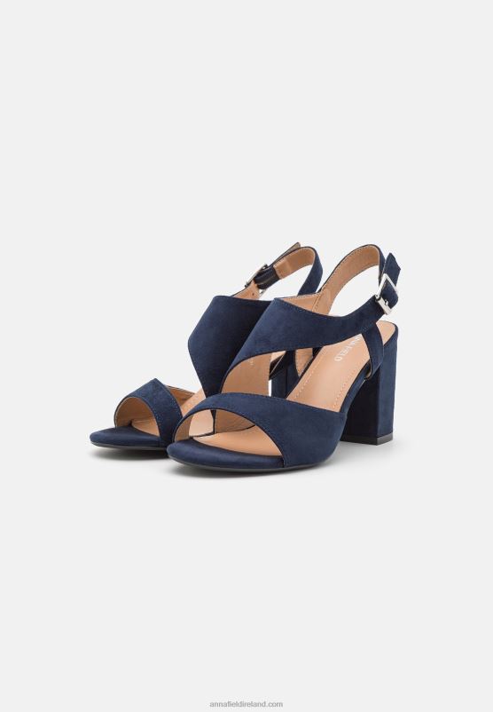 Z62T1414 Women Anna Field Sandals Dark Blue