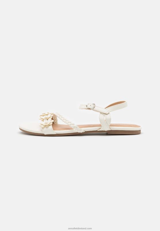 Z62T1418 Women Anna Field Sandals White