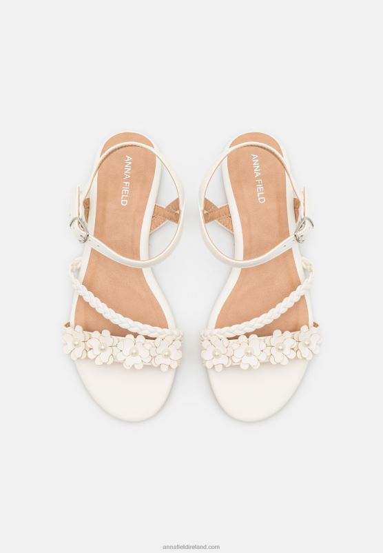 Z62T1418 Women Anna Field Sandals White