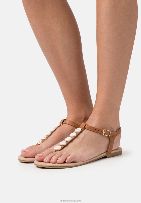 Z62T1429 Women Anna Field Sandals Cognac