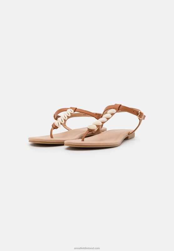 Z62T1429 Women Anna Field Sandals Cognac