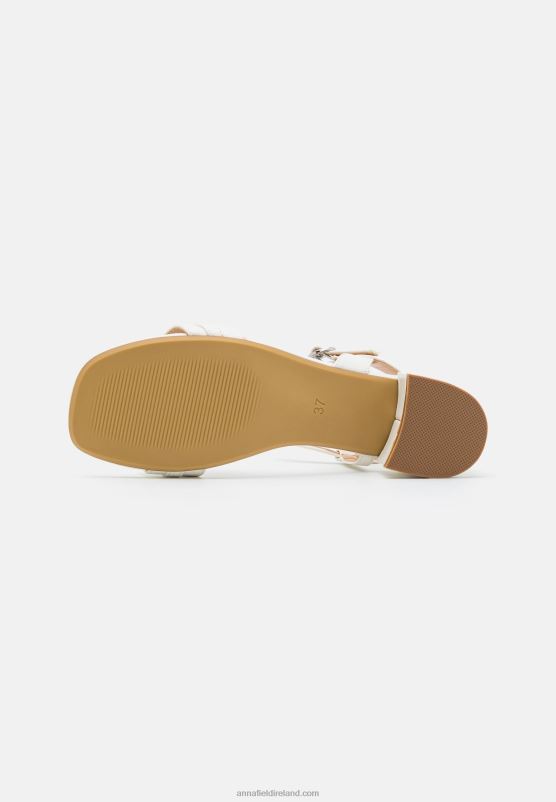 Z62T1430 Women Anna Field Sandals White