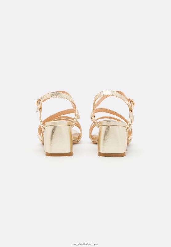 Z62T1435 Women Anna Field Sandals Gold