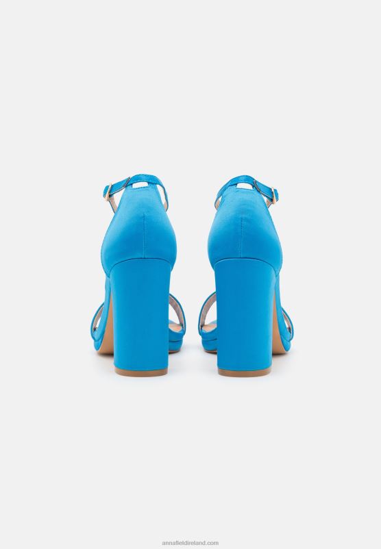 Z62T1437 Women Anna Field High Heeled Sandals Blue