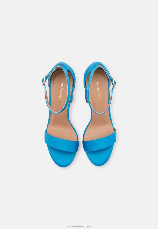 Z62T1437 Women Anna Field High Heeled Sandals Blue