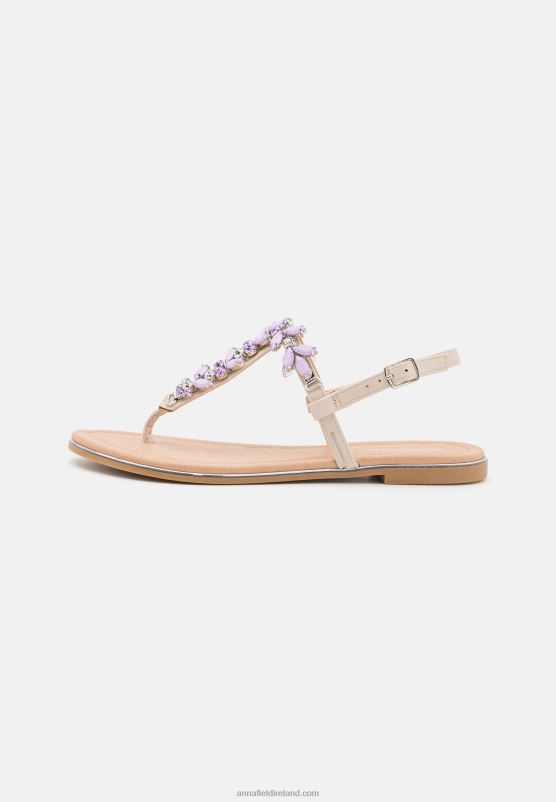 Z62T1439 Women Anna Field Chio Sandals Beige