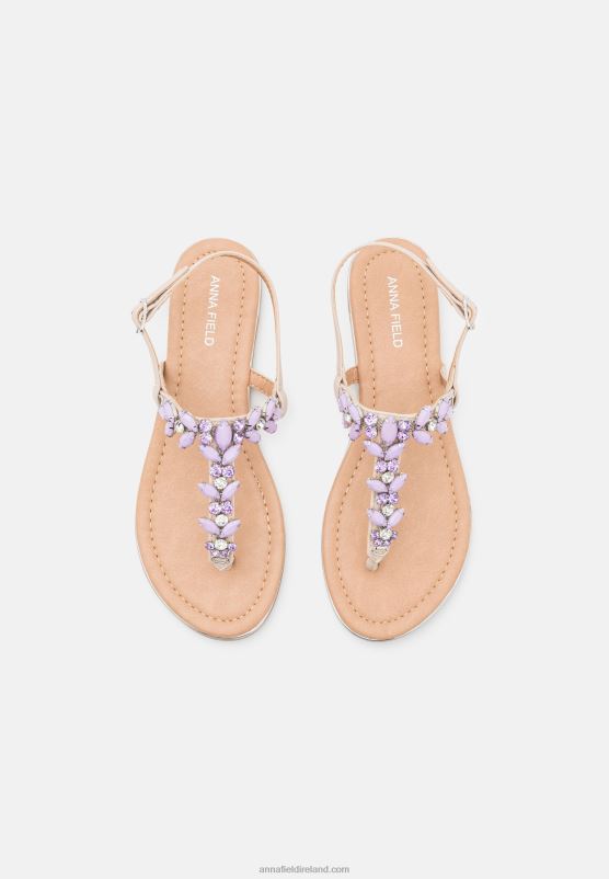 Z62T1439 Women Anna Field Chio Sandals Beige