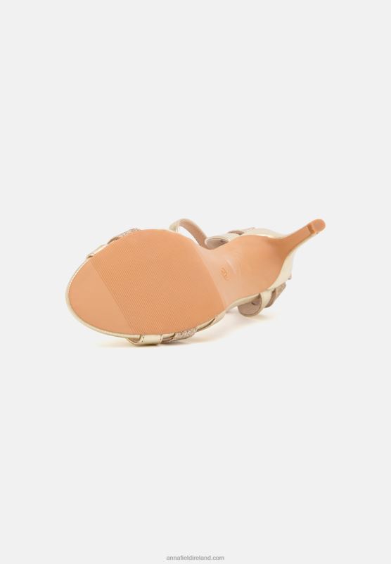 Z62T1441 Women Anna Field Sandals Gold