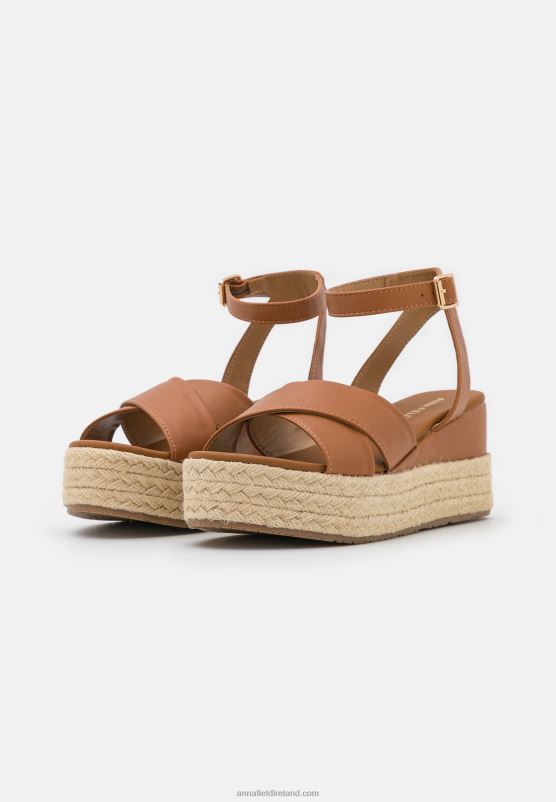Z62T1454 Women Anna Field Espadrilles Cognac