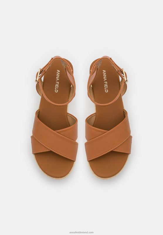 Z62T1454 Women Anna Field Espadrilles Cognac