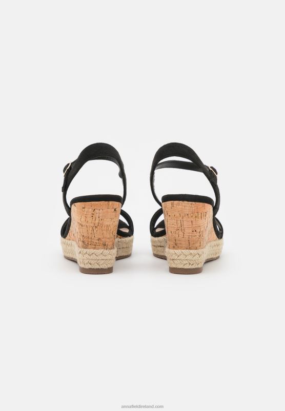 Z62T1455 Women Anna Field Platform Sandals Black