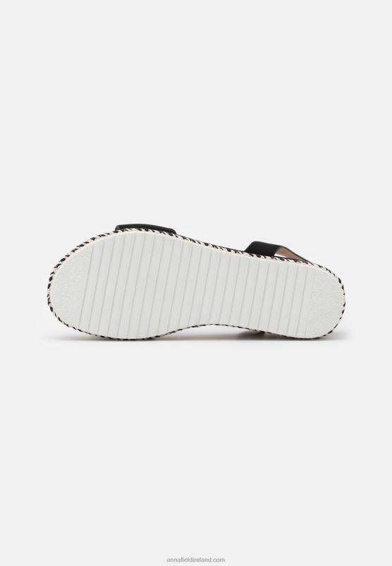 Z62T1462 Women Anna Field Platform Sandals Black