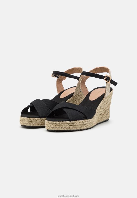 Z62T1467 Women Anna Field Platform Sandals Black