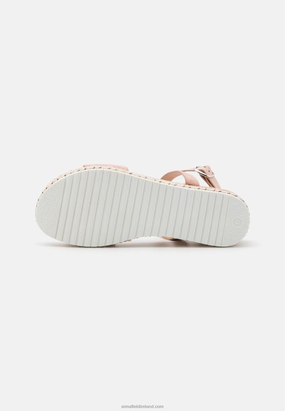Z62T1476 Women Anna Field Espadrilles Light Pink