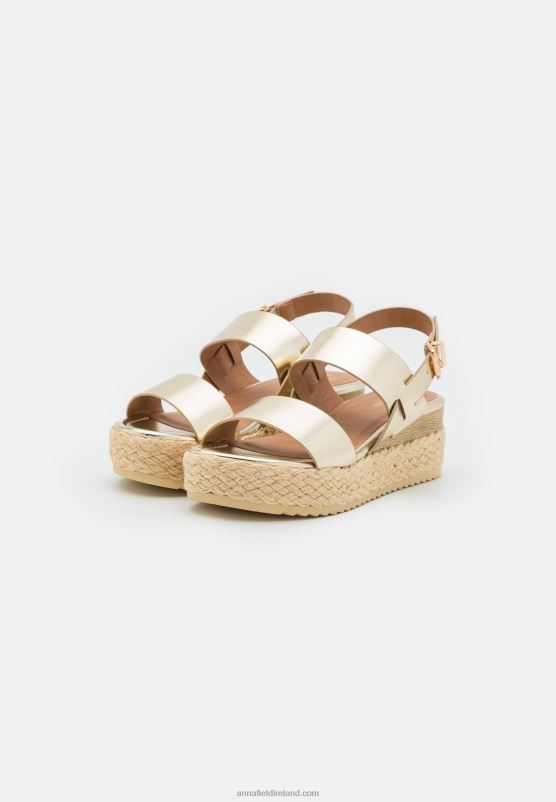 Z62T1481 Women Anna Field Espadrilles Gold
