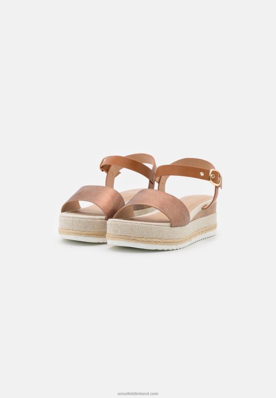 Z62T1483 Women Anna Field Comfort Espadrilles Bronze