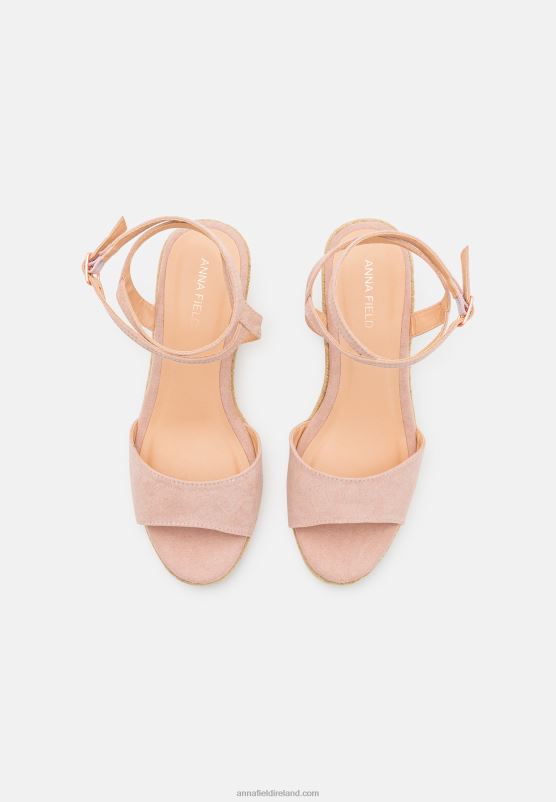 Z62T1484 Women Anna Field Espadrilles Light Pink