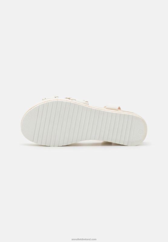 Z62T1493 Women Anna Field Platform Sandals White