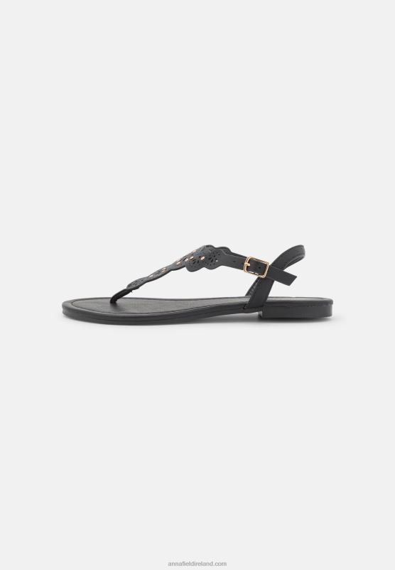 Z62T1498 Women Anna Field T-Bar Sandals Black