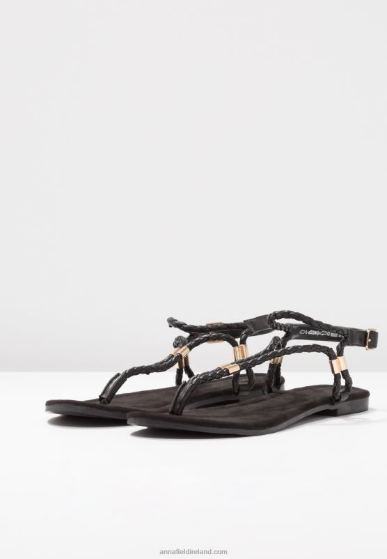 Z62T1500 Women Anna Field T-Bar Sandals Black