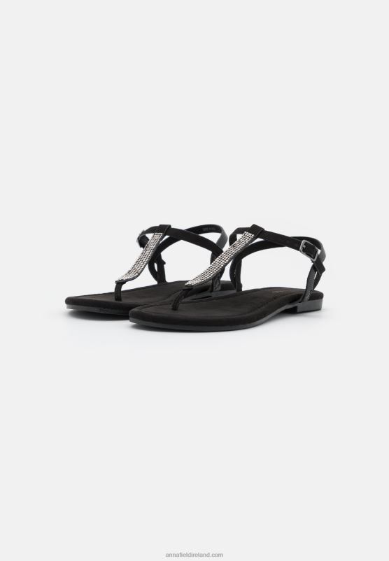 Z62T1504 Women Anna Field T-Bar Sandals Black