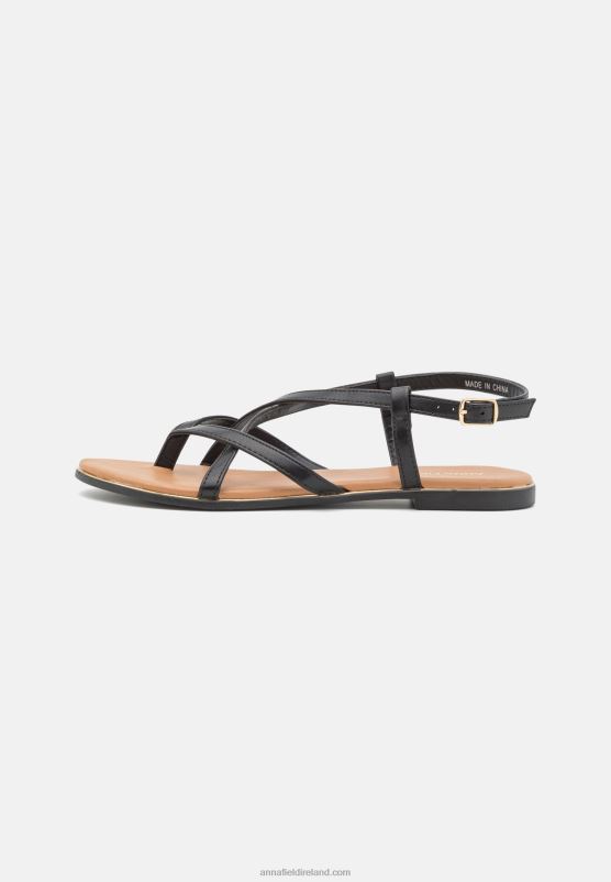 Z62T1506 Women Anna Field T-Bar Sandals Black