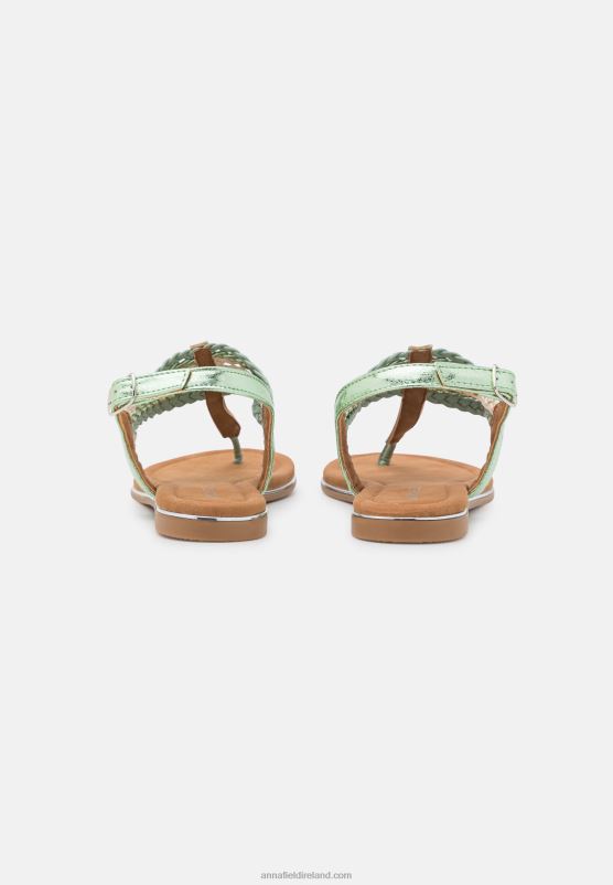 Z62T1514 Women Anna Field T-Bar Sandals Mint