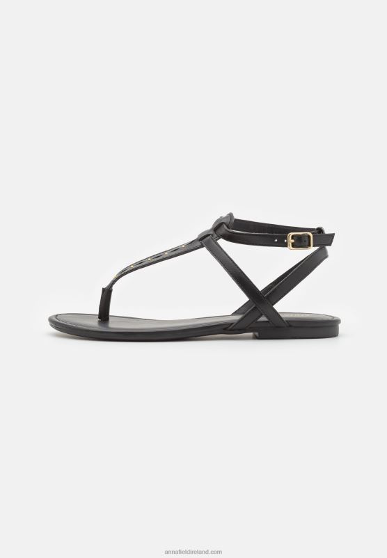 Z62T1516 Women Anna Field T-Bar Sandals Black