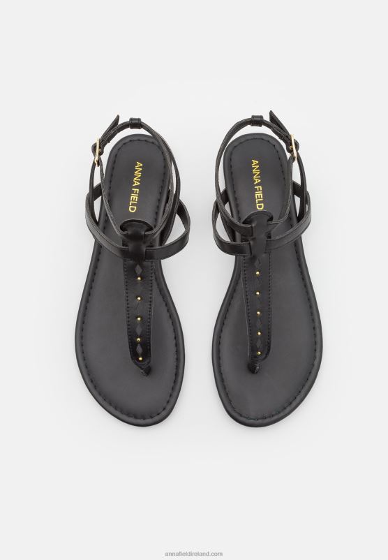 Z62T1516 Women Anna Field T-Bar Sandals Black