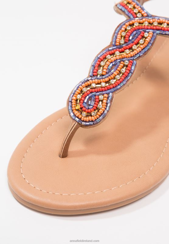 Z62T1519 Women Anna Field T-Bar Sandals Brown