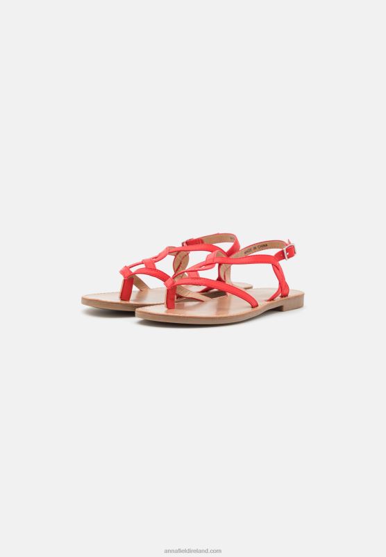 Z62T1525 Women Anna Field T-Bar Sandals Red