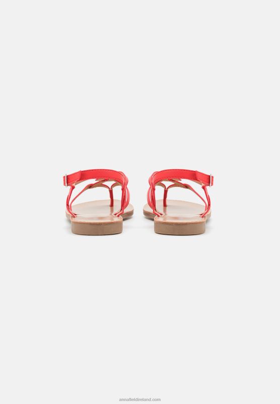 Z62T1525 Women Anna Field T-Bar Sandals Red