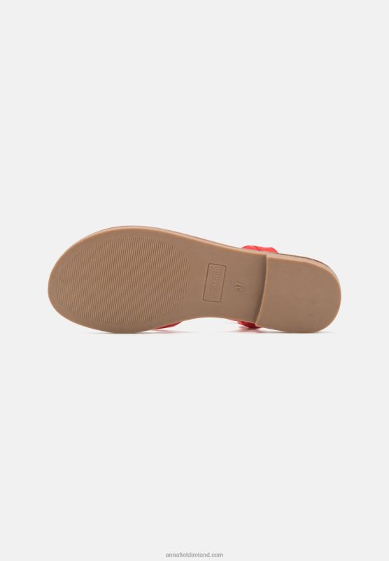 Z62T1525 Women Anna Field T-Bar Sandals Red
