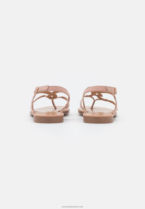 Z62T1535 Women Anna Field T-Bar Sandals Light Pink
