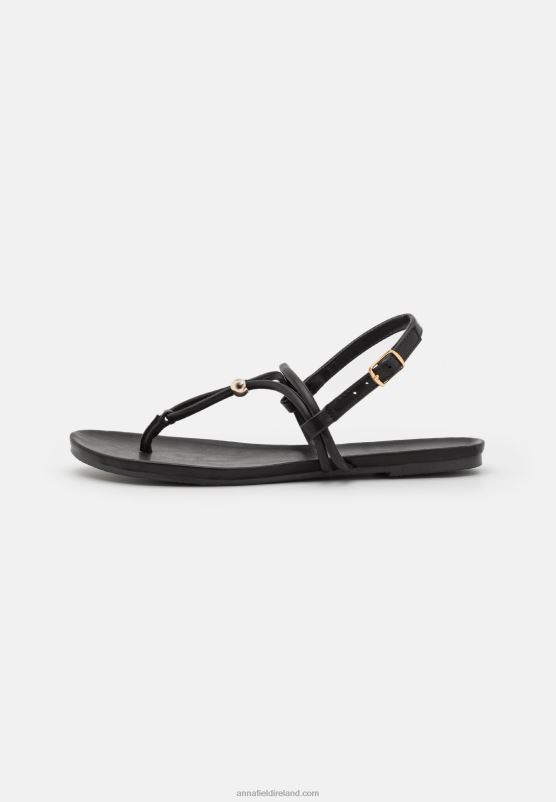 Z62T1538 Women Anna Field T-Bar Sandals Black